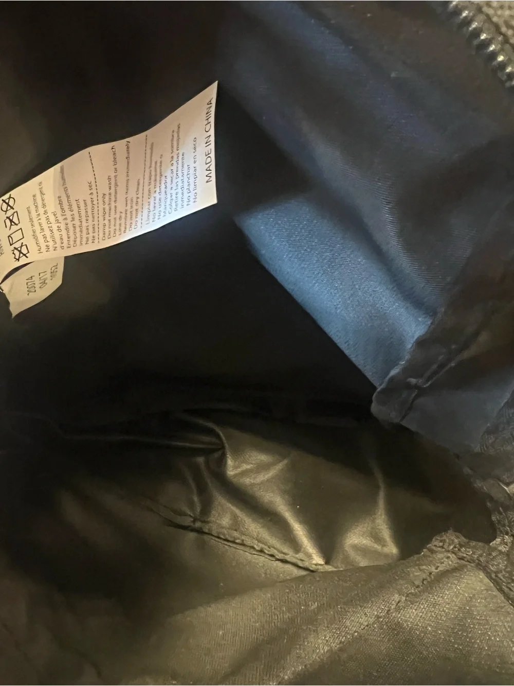 Dickies Black Small Front-Zip Backpack